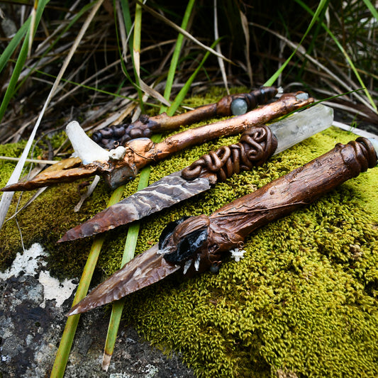 Copper electroformed Ceremonial daggers