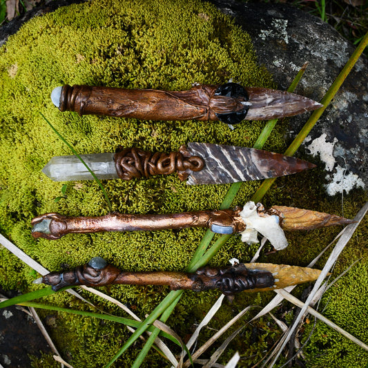Copper electroformed  Ceremonial daggers