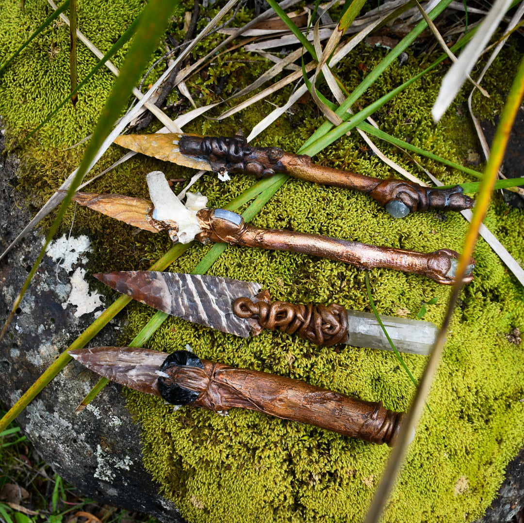 Copper electroformed  Ceremonial daggers