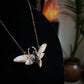 Cicada pendant necklace in electroformed copper multi-listing